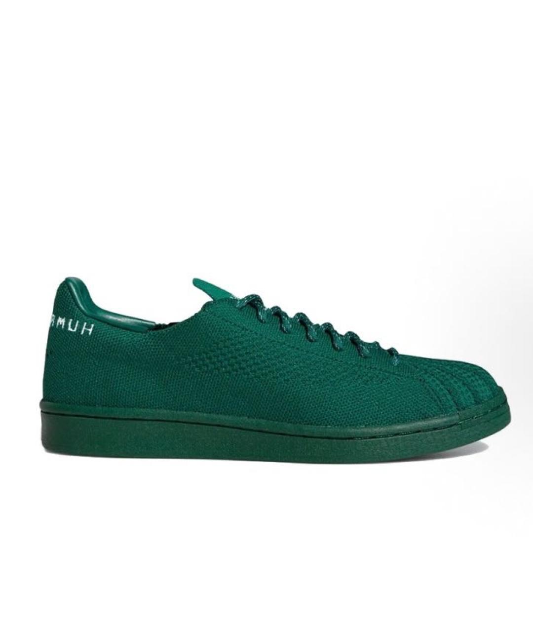 ADIDAS Зеленые текстильные низкие кроссовки / кеды, фото 9