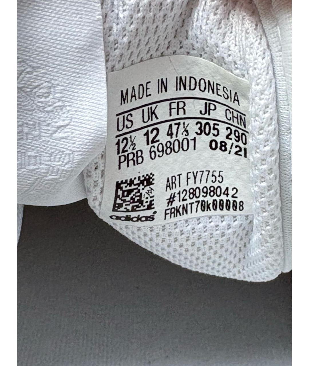 ADIDAS Белые кожаные низкие кроссовки / кеды, фото 8