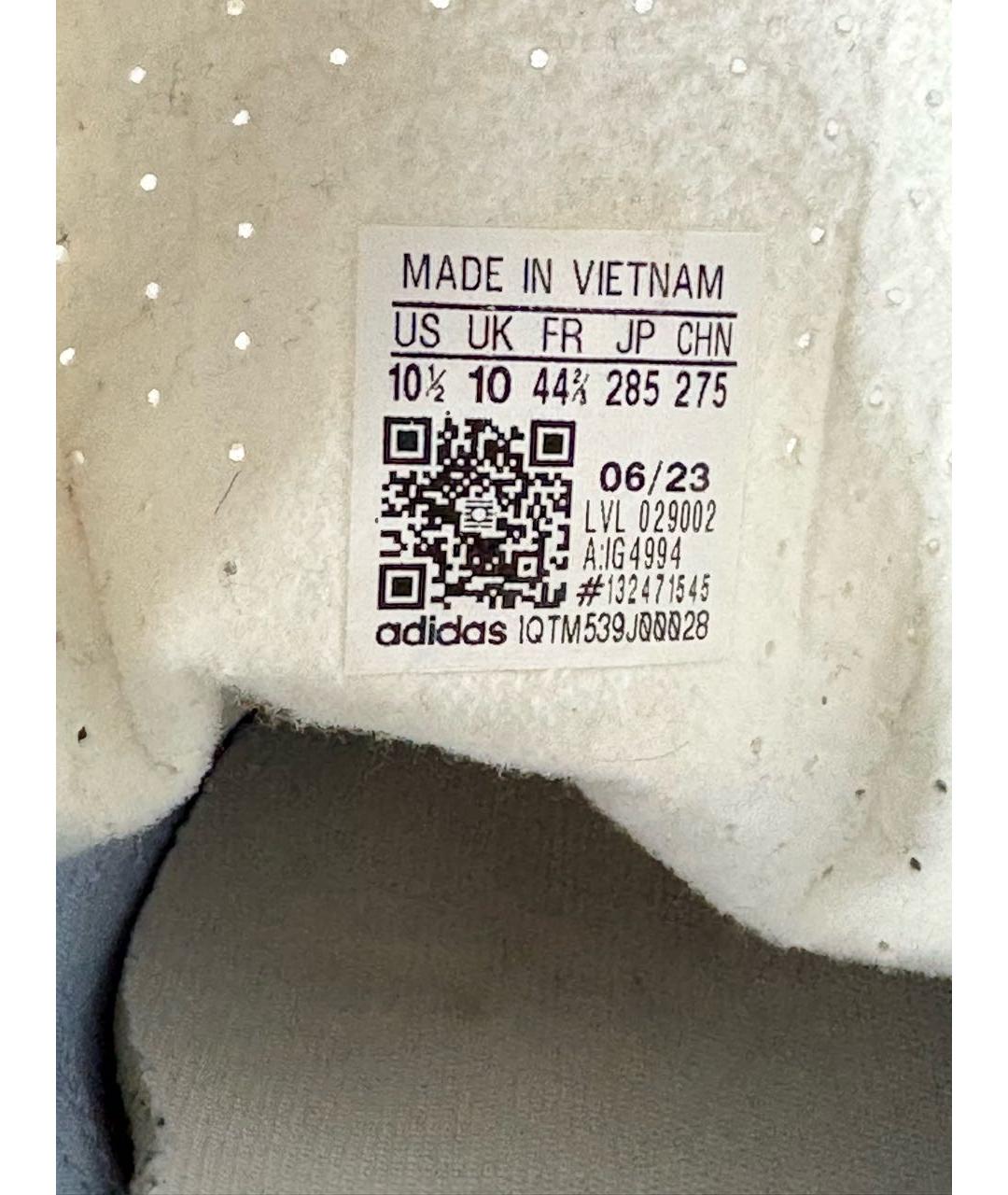 ADIDAS Голубые замшевые низкие кроссовки / кеды, фото 8