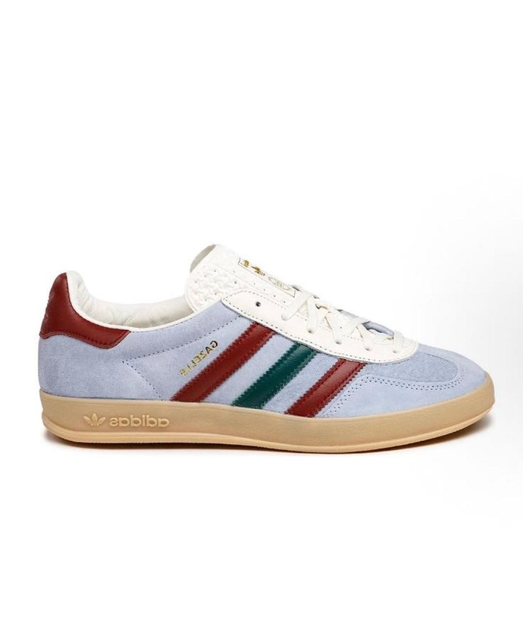 ADIDAS Голубые замшевые низкие кроссовки / кеды, фото 9