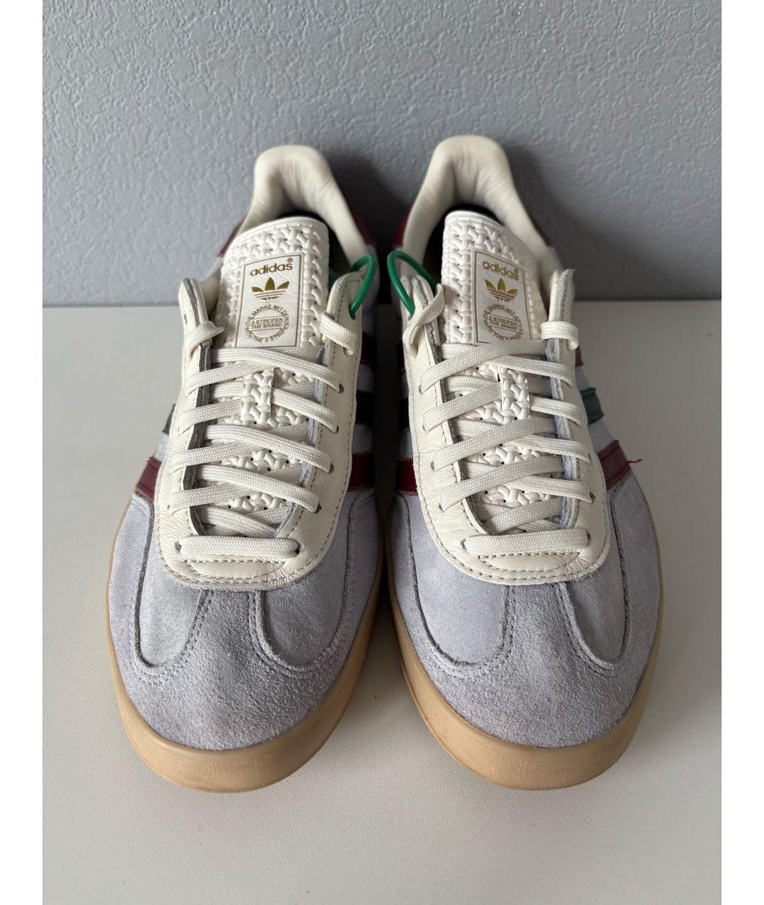 ADIDAS Голубые замшевые низкие кроссовки / кеды, фото 5