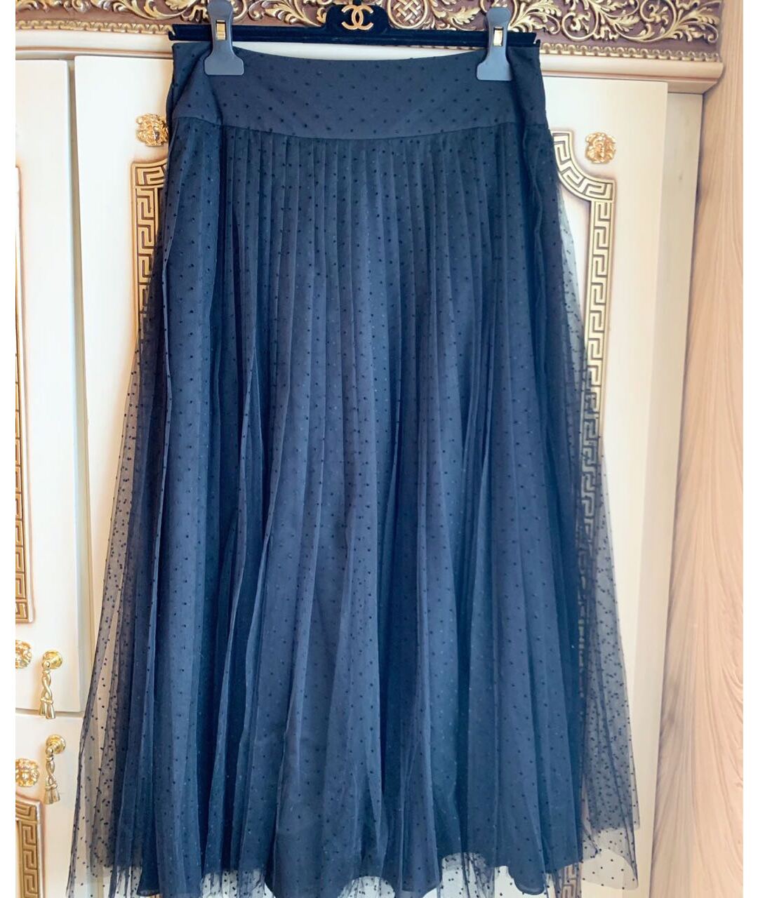 CHRISTIAN DIOR PRE-OWNED Синяя юбка миди, фото 2
