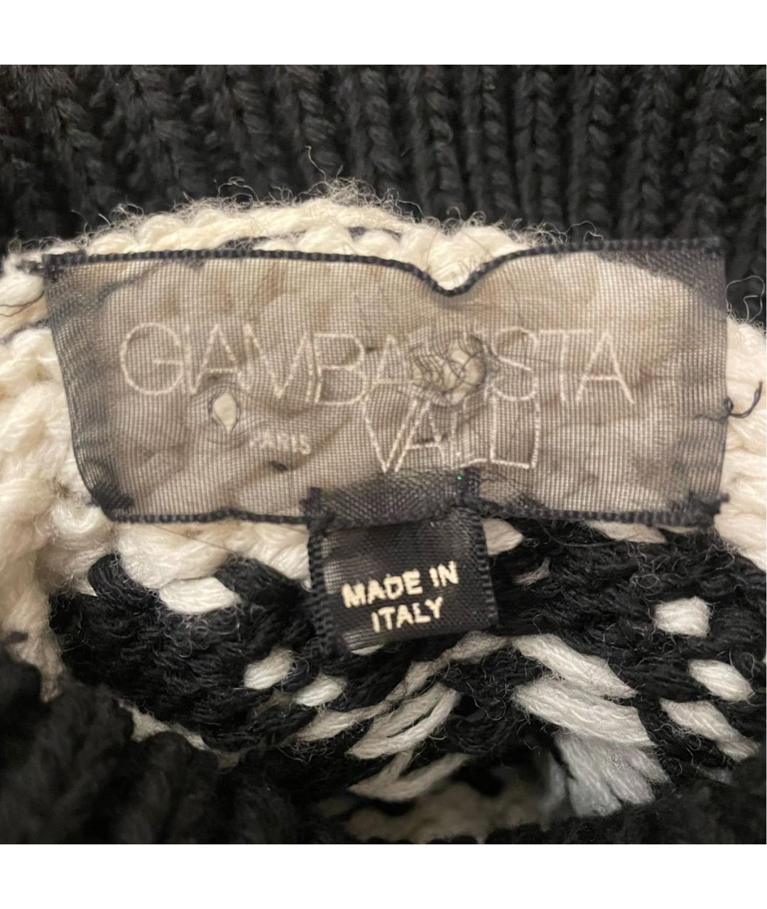 GIAMBATTISTA VALLI Черный шерстяной джемпер / свитер, фото 3