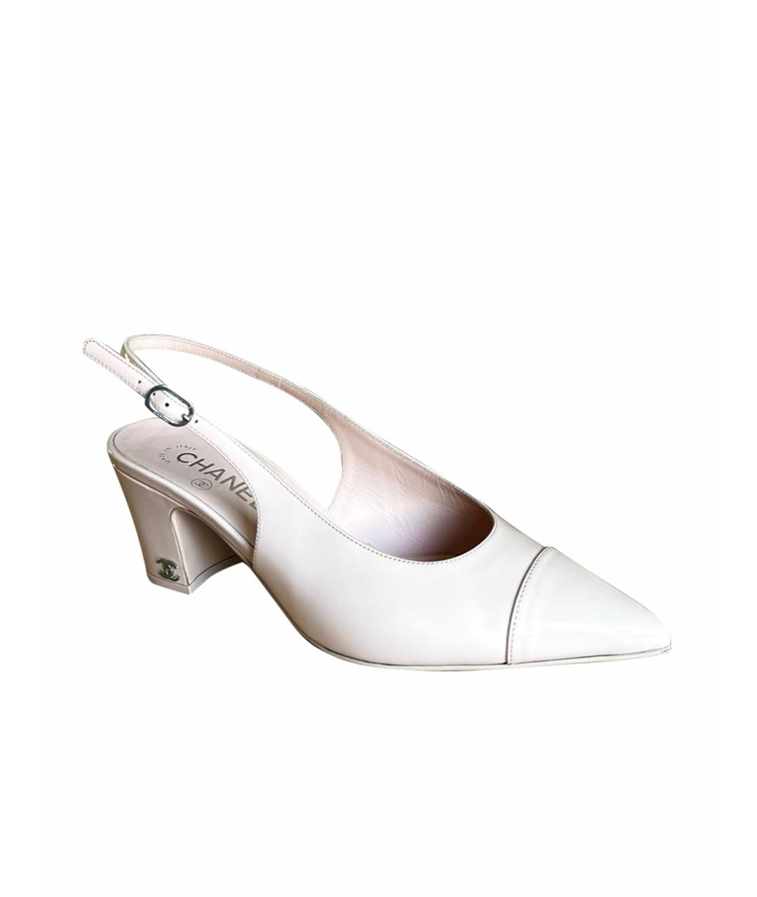 CHANEL Розовые туфли из лакированной кожи, фото 1