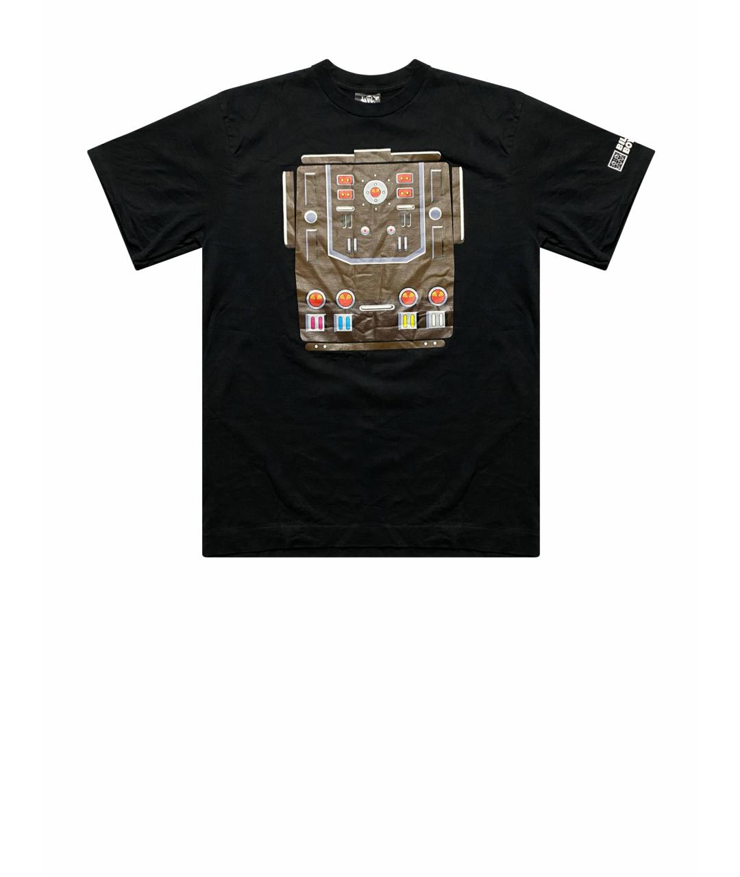 BILLIONAIRE BOYS CLUB Черная хлопковая футболка, фото 1
