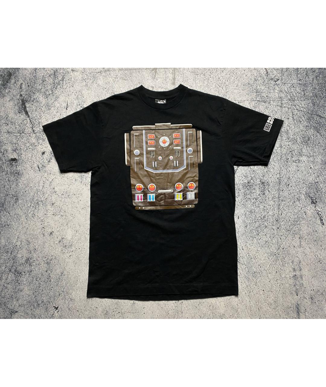 BILLIONAIRE BOYS CLUB Черная хлопковая футболка, фото 2
