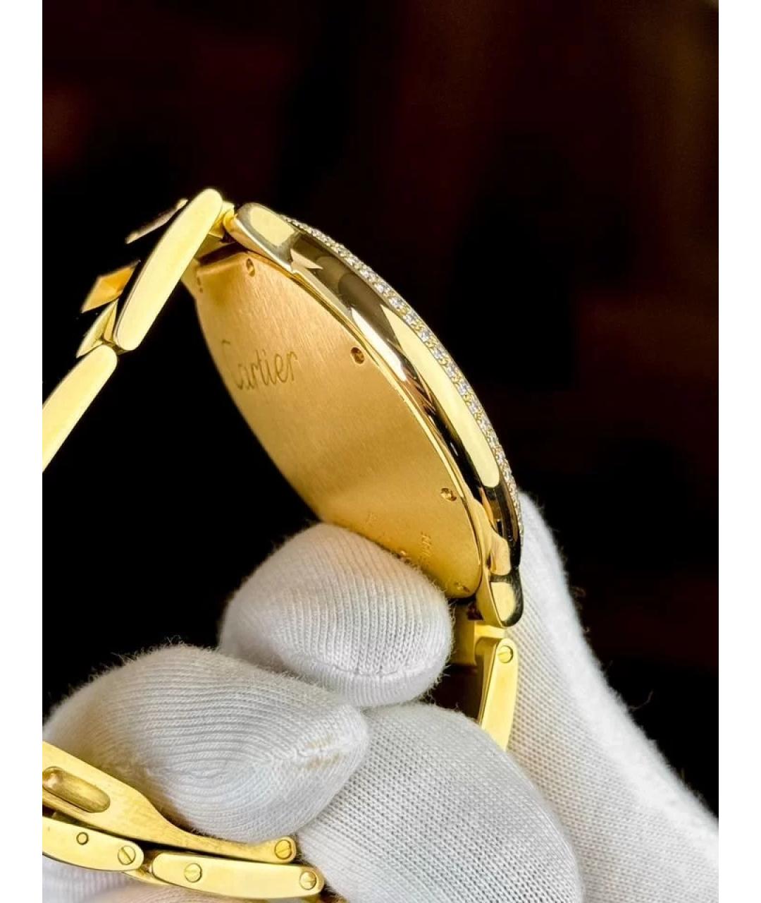 CARTIER Часы из желтого золота, фото 4
