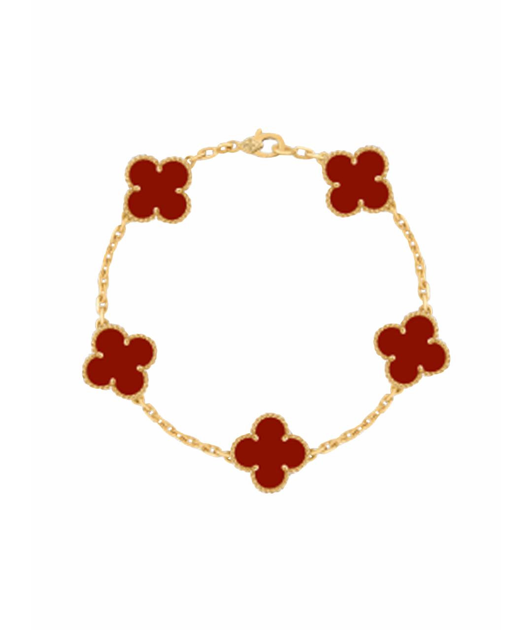 VAN CLEEF & ARPELS Красный браслет из желтого золота, фото 1
