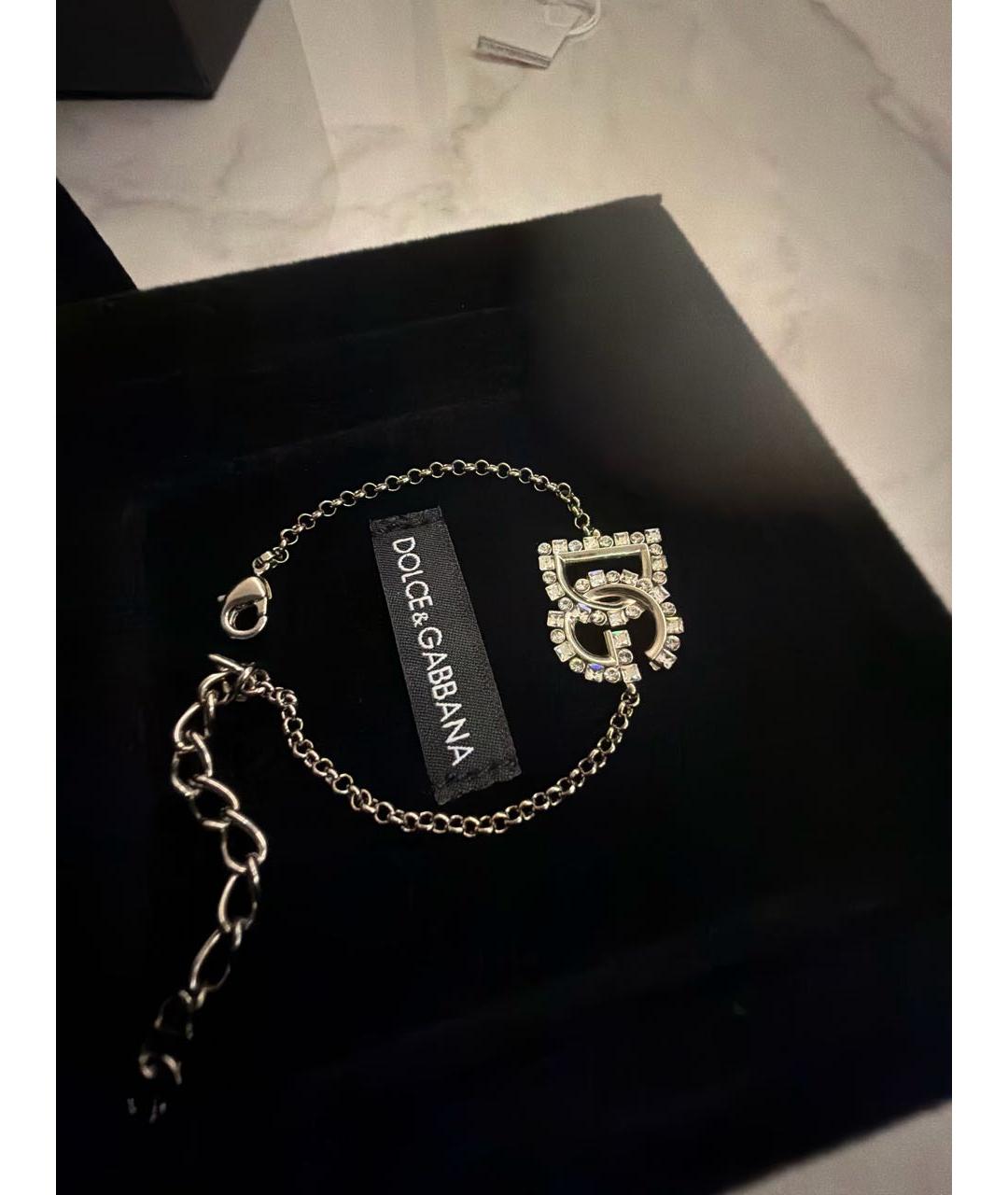 DOLCE&GABBANA Серебряный латунный браслет, фото 3