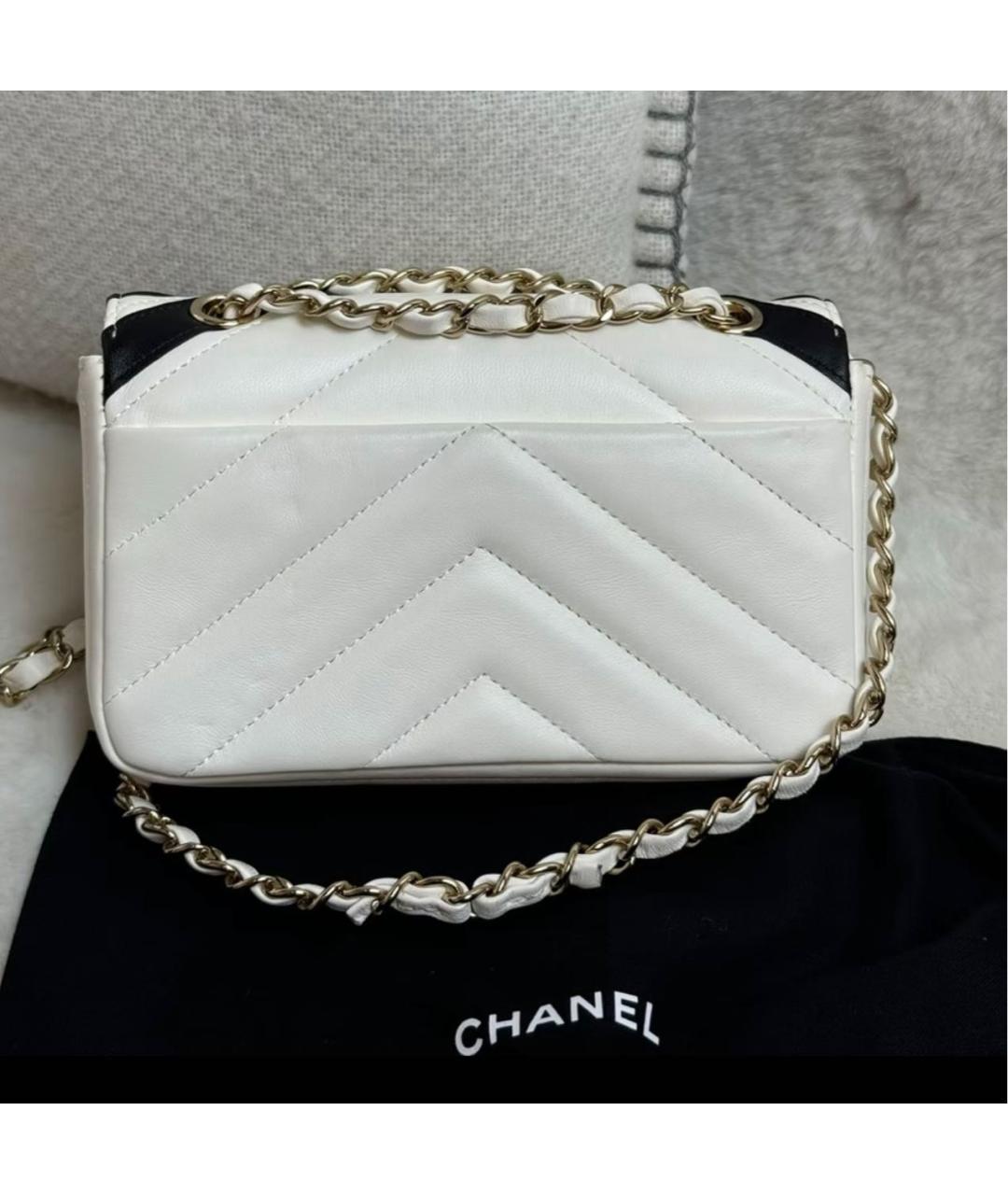 CHANEL Черная кожаная сумка через плечо, фото 2
