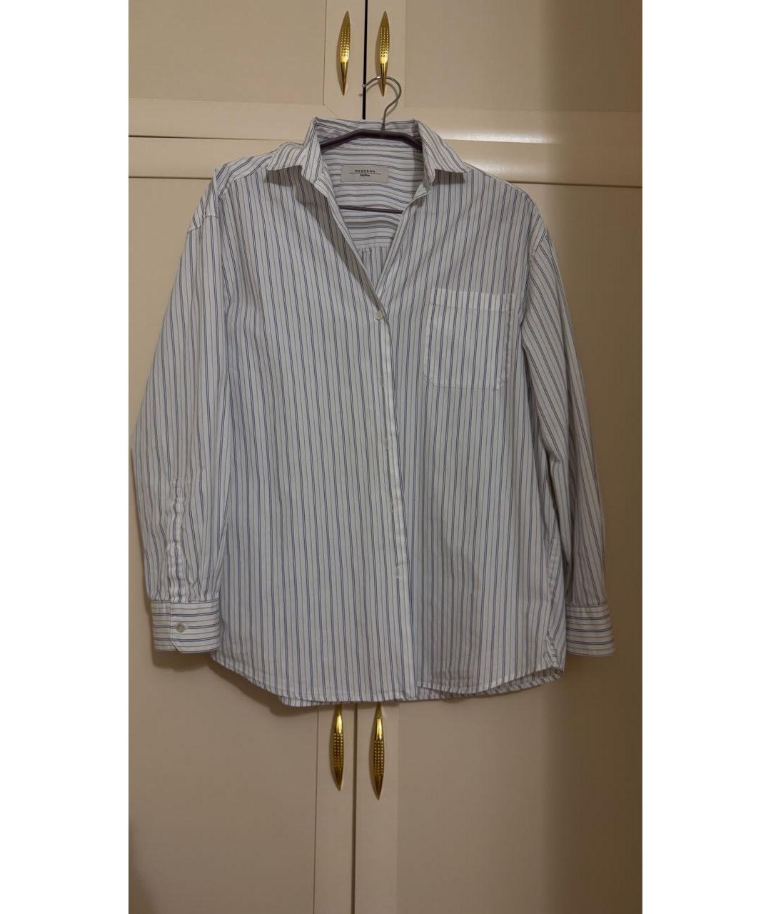 WEEKEND MAX MARA Белая хлопковая рубашка, фото 5