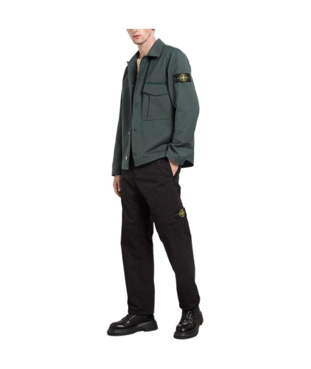 STONE ISLAND Зеленая куртка, фото 3