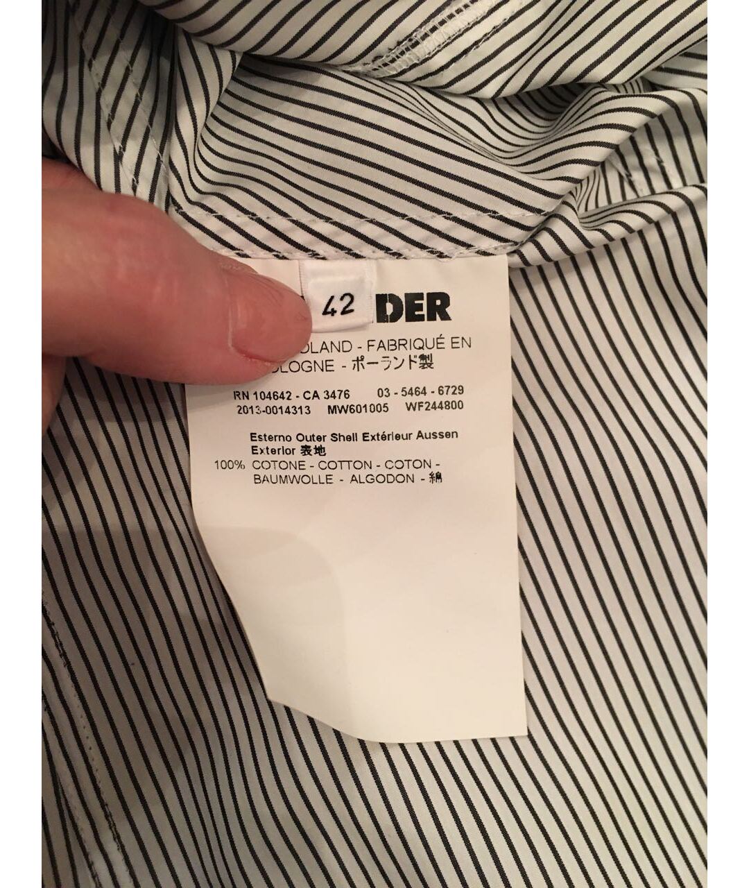 JIL SANDER Твидовая рубашка, фото 8
