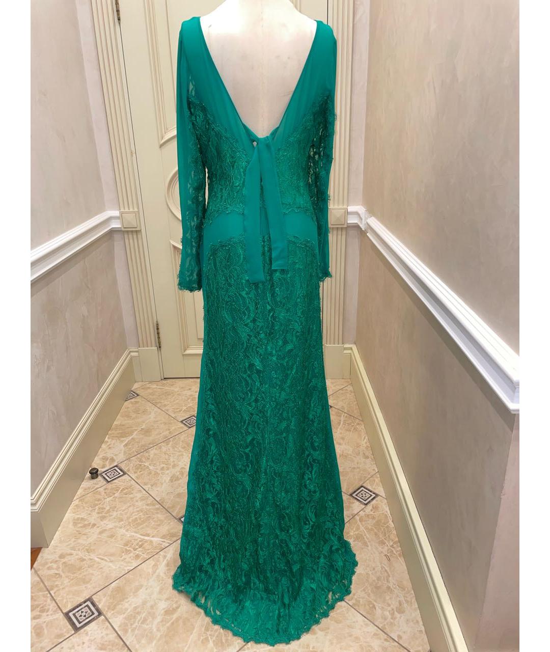 EMILIO PUCCI Зеленое шелковое вечернее платье, фото 2