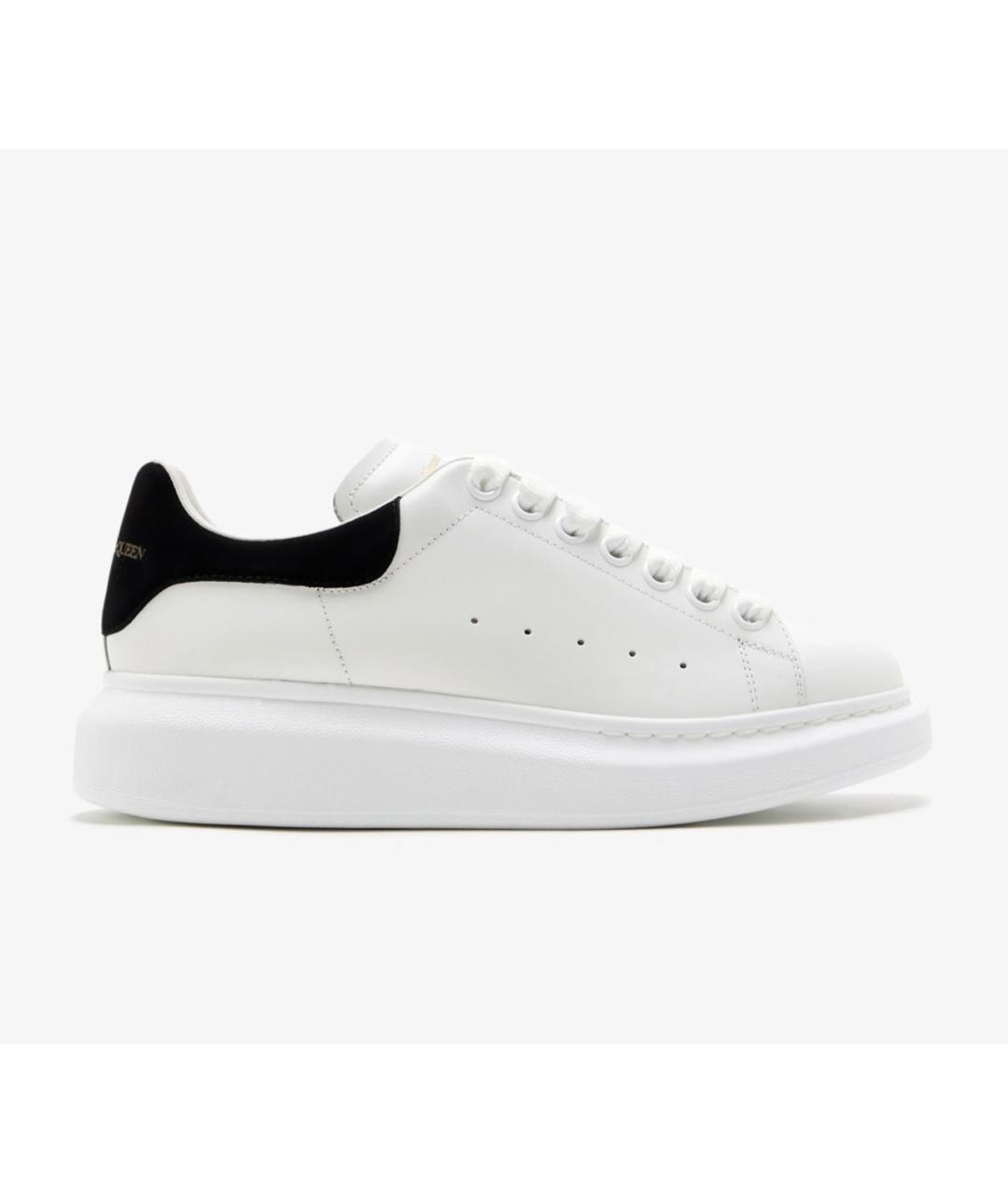 ALEXANDER MCQUEEN Белые кожаные кеды, фото 7