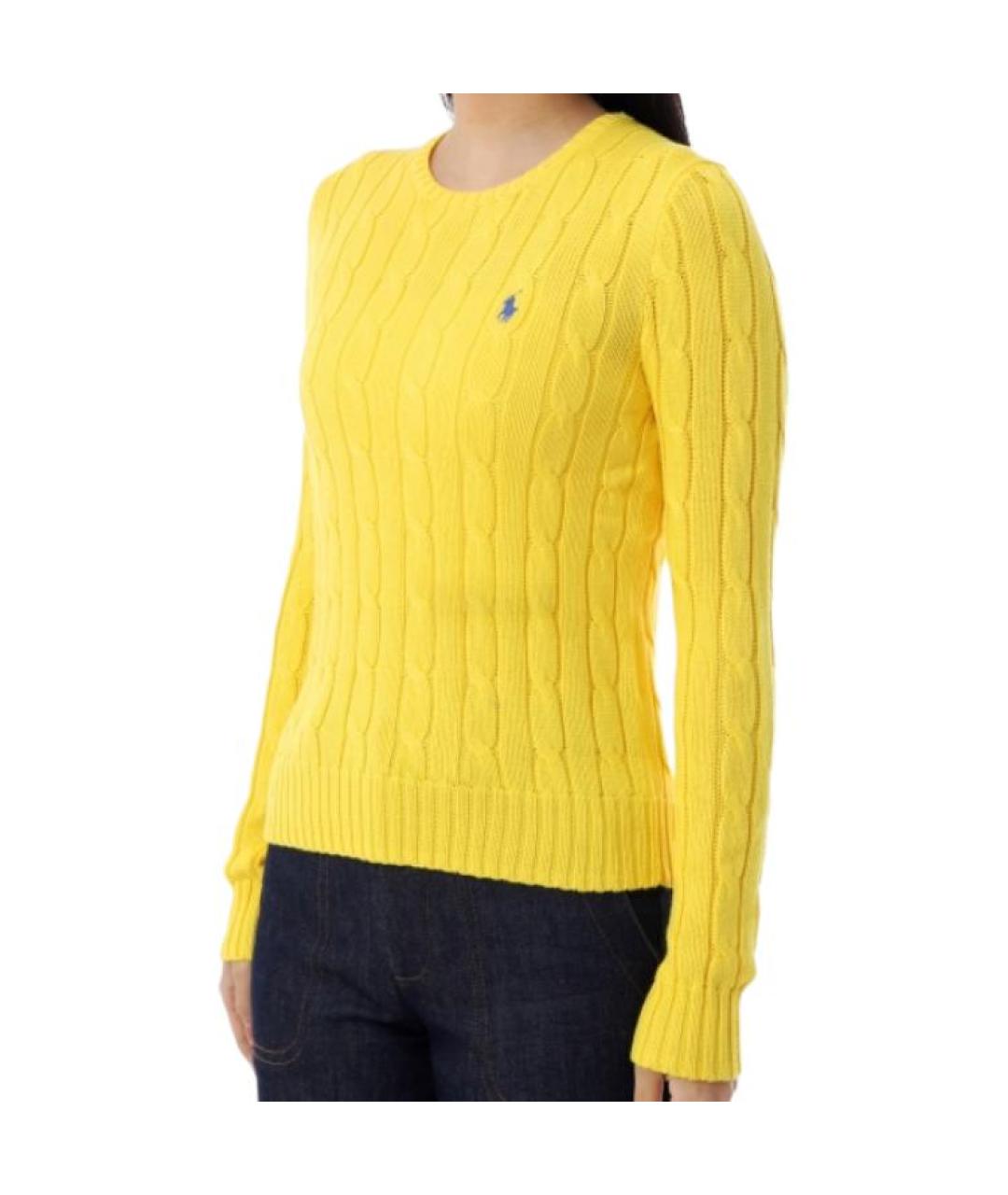 POLO RALPH LAUREN Желтый джемпер / свитер, фото 3