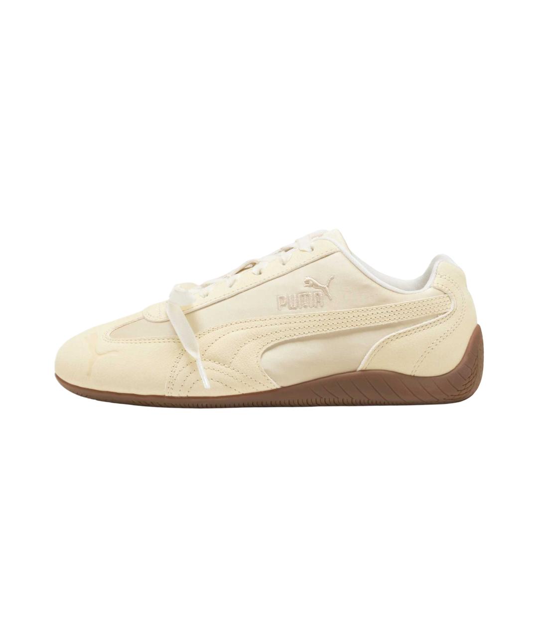PUMA Желтые кожаные кроссовки, фото 5