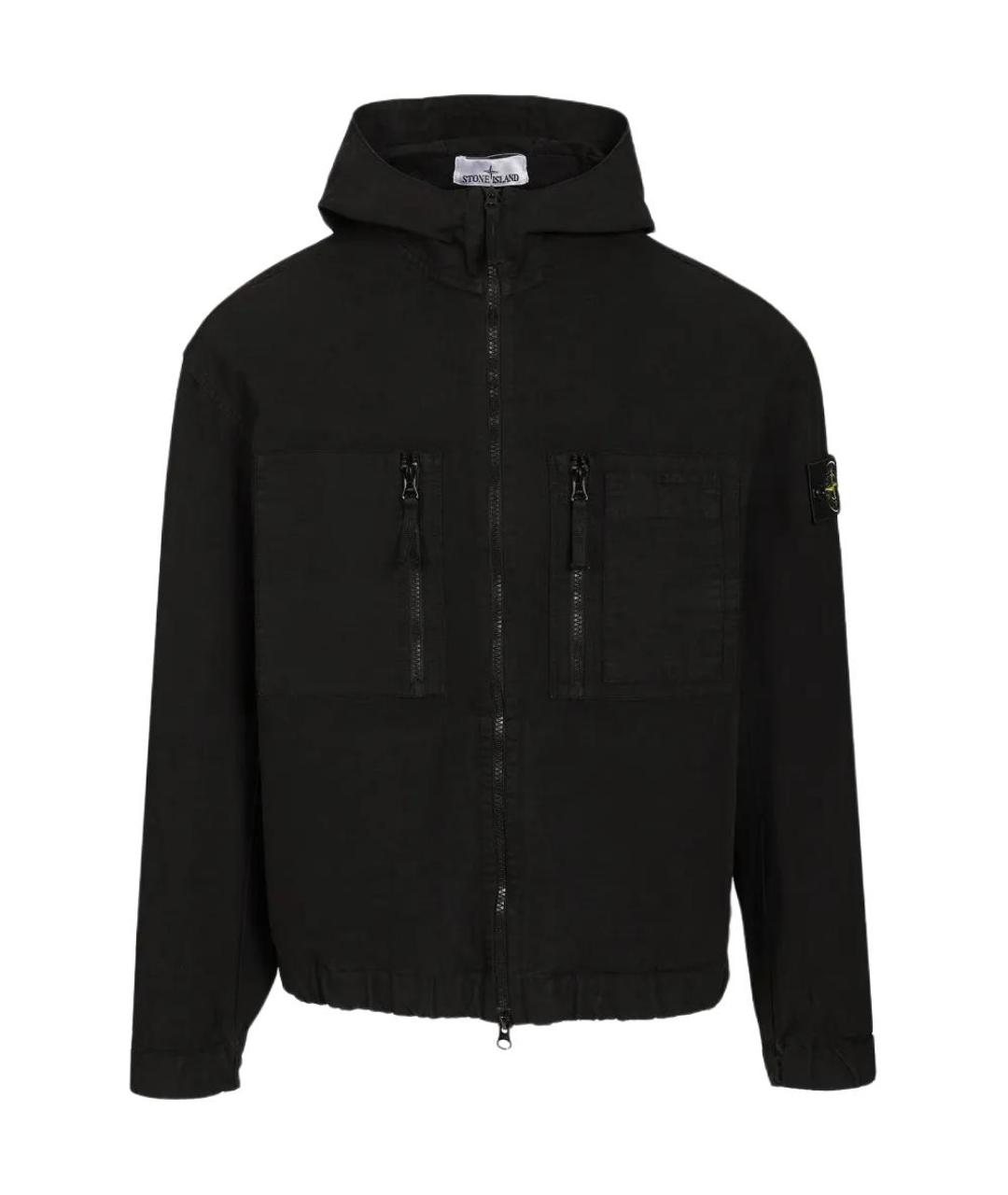 STONE ISLAND Черная куртка, фото 1