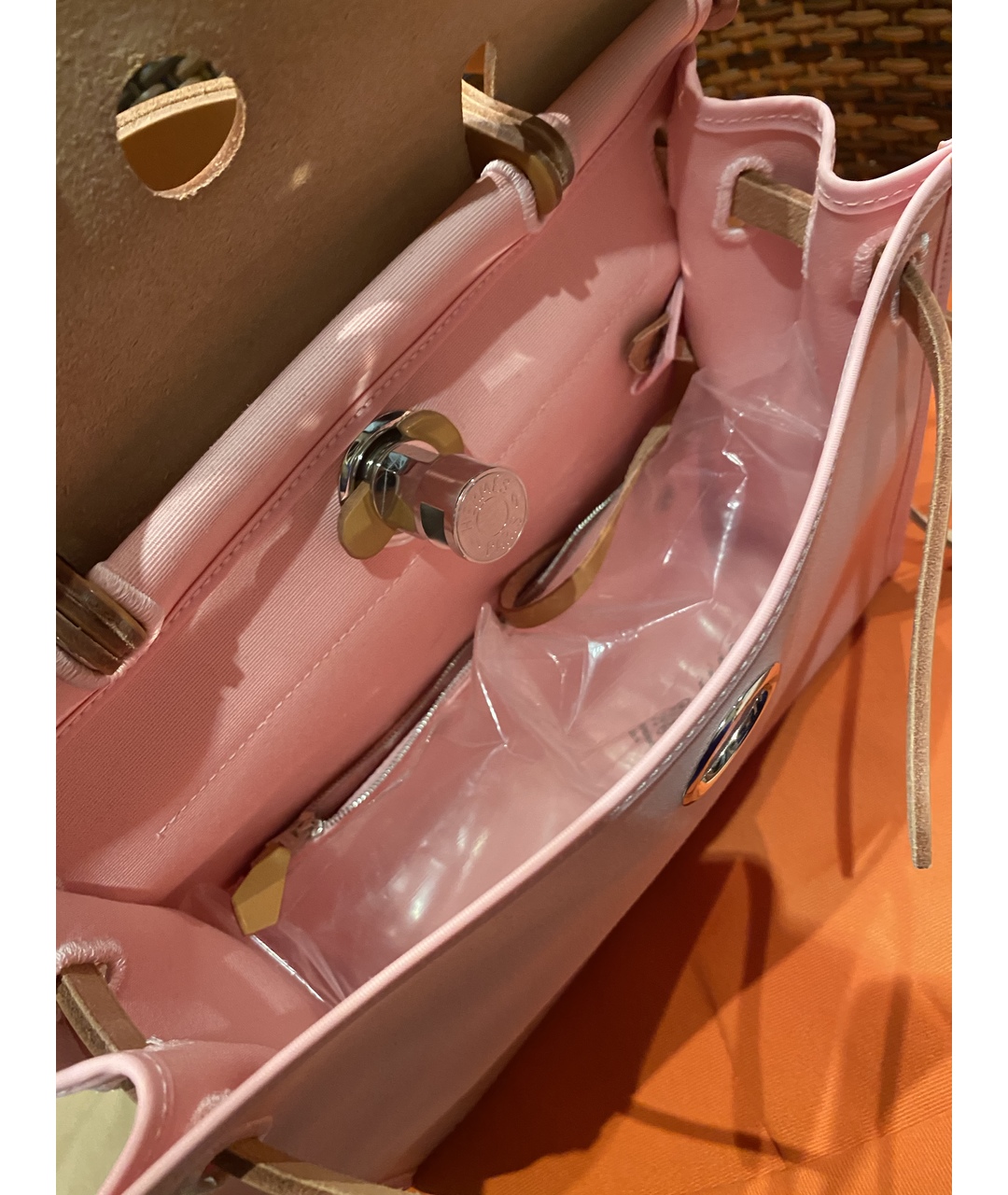 HERMES PRE-OWNED Розовая сумка тоут, фото 3