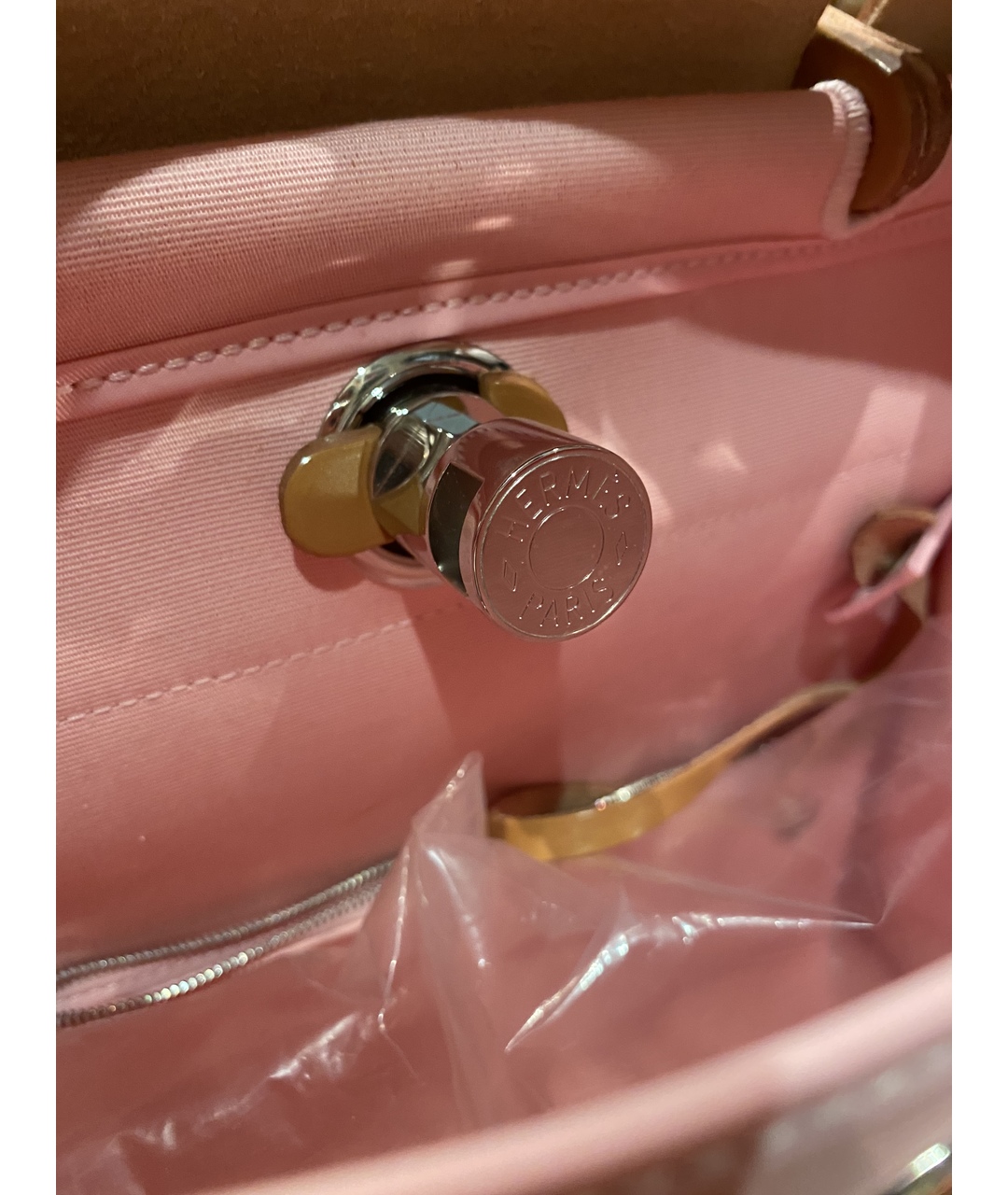 HERMES PRE-OWNED Розовая сумка тоут, фото 4