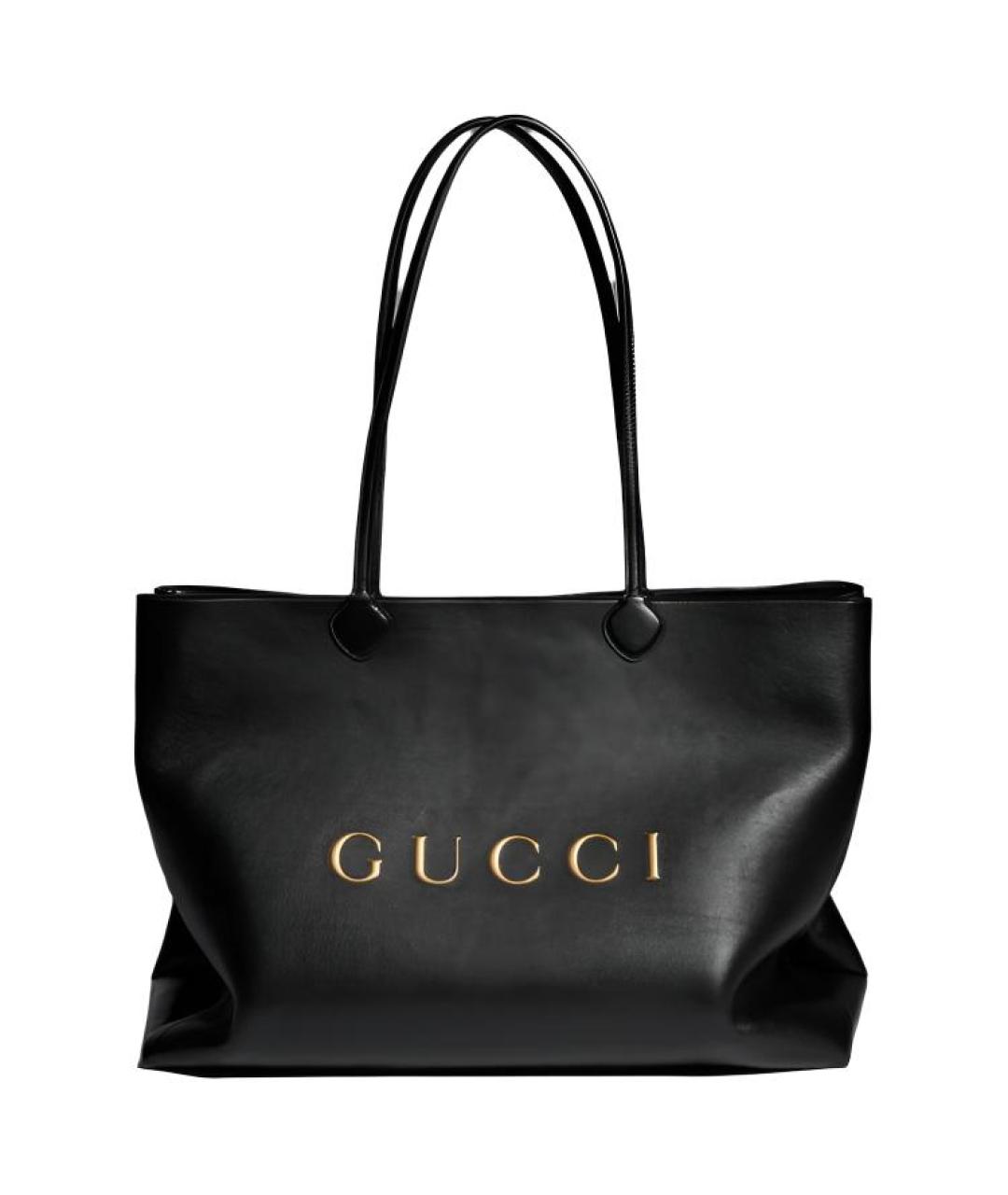 GUCCI Черная кожаная сумка через плечо, фото 2