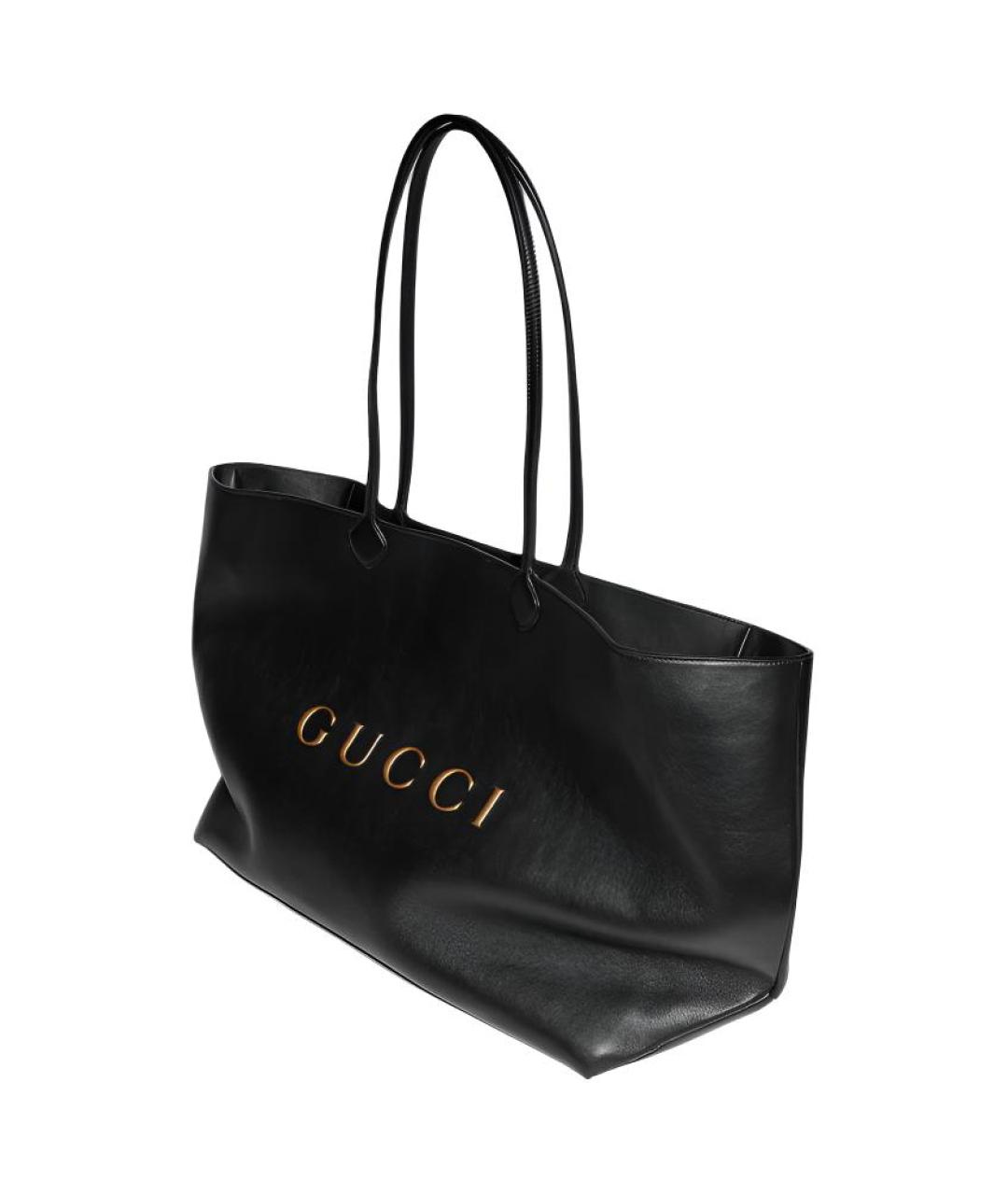 GUCCI Черная кожаная сумка через плечо, фото 3