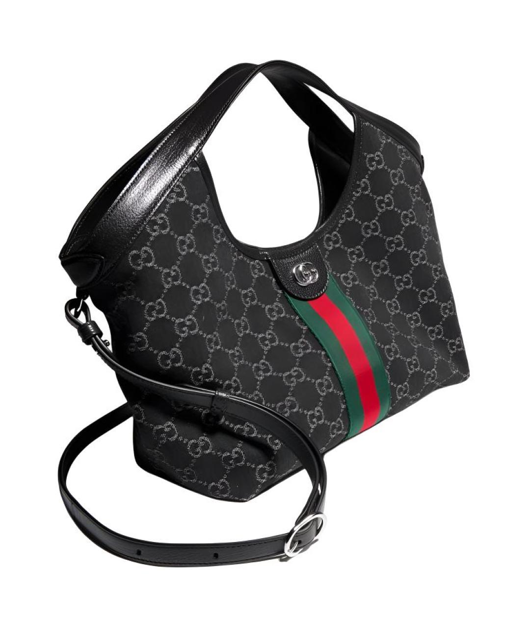 GUCCI Черная канва сумка через плечо, фото 3