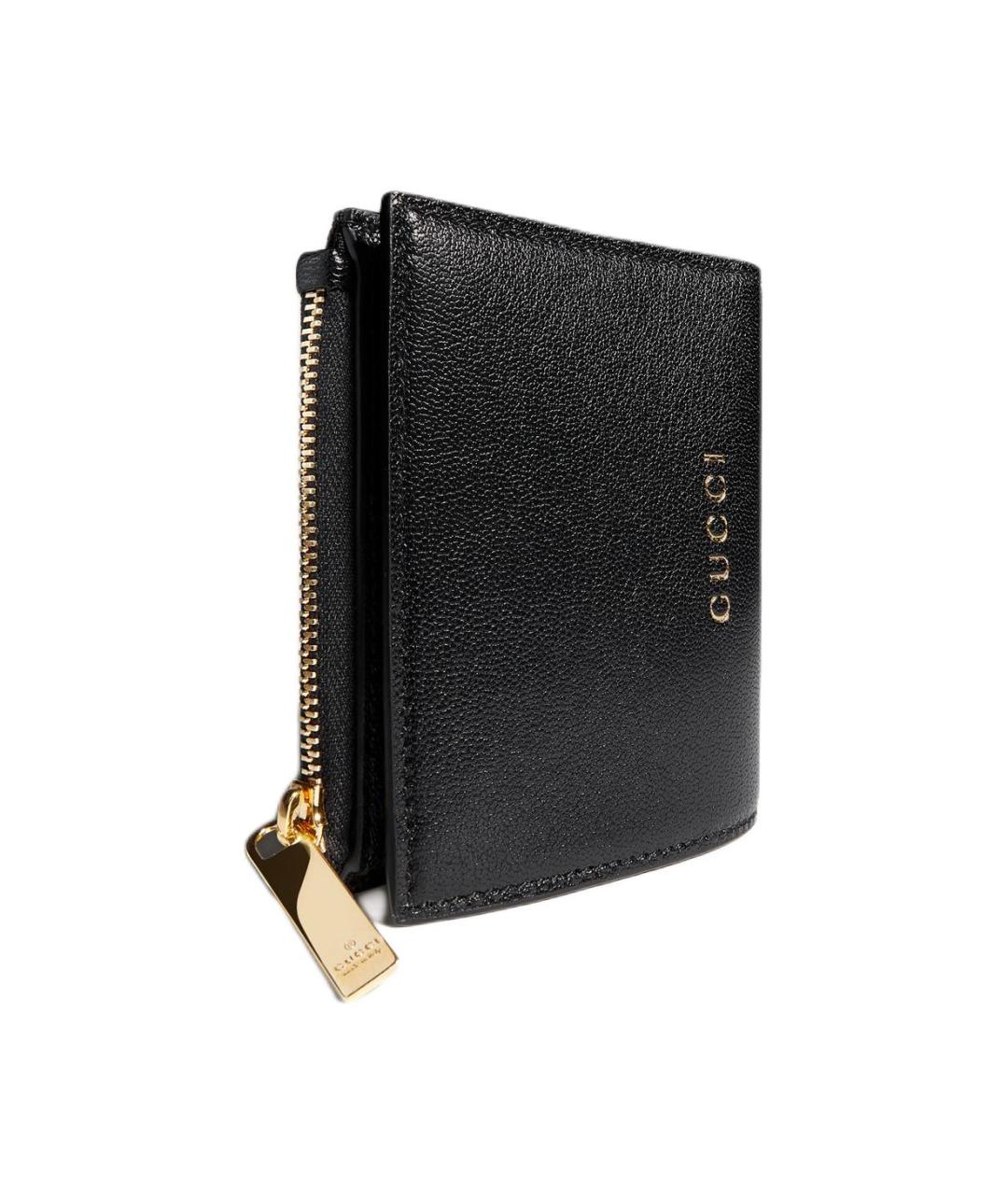 GUCCI Черный кожаный кошелек, фото 2
