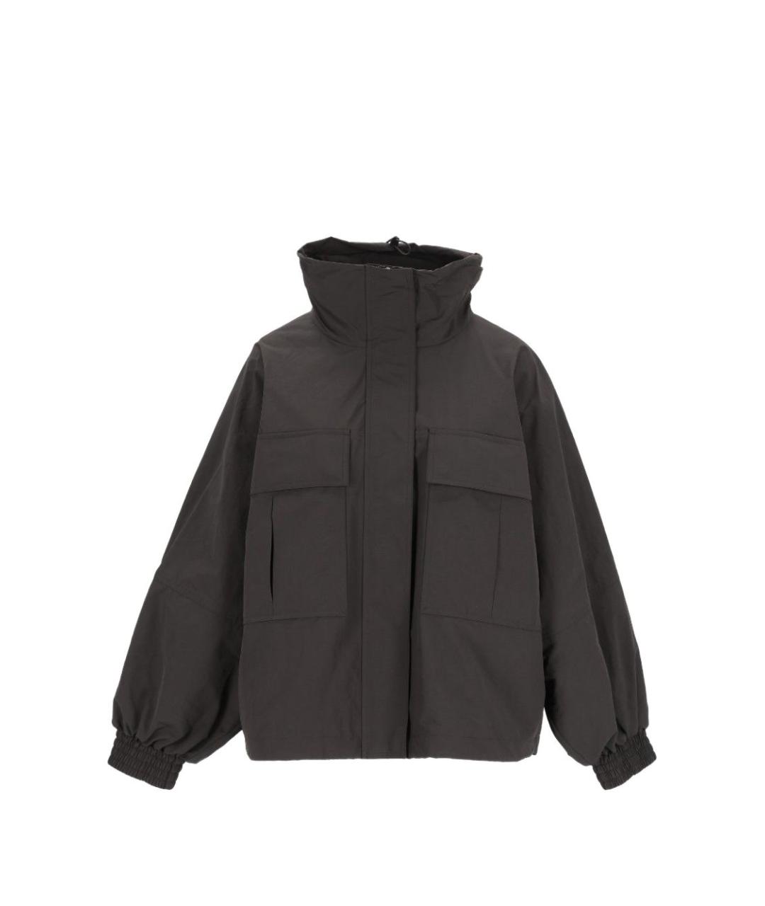 WEEKEND MAX MARA Черная полиэстеровая куртка, фото 6