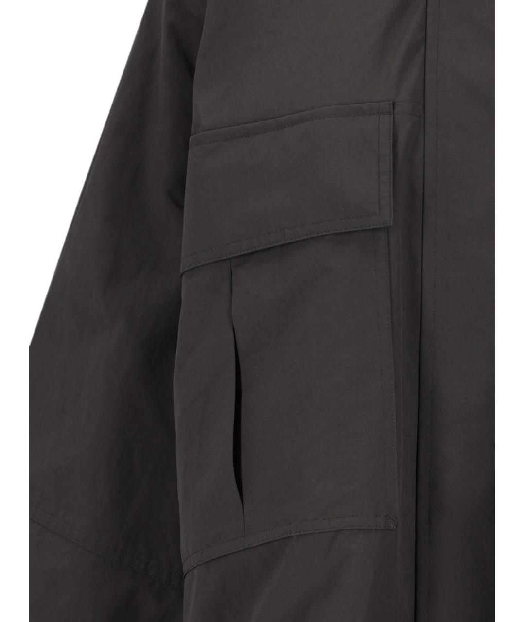 WEEKEND MAX MARA Черная полиэстеровая куртка, фото 4