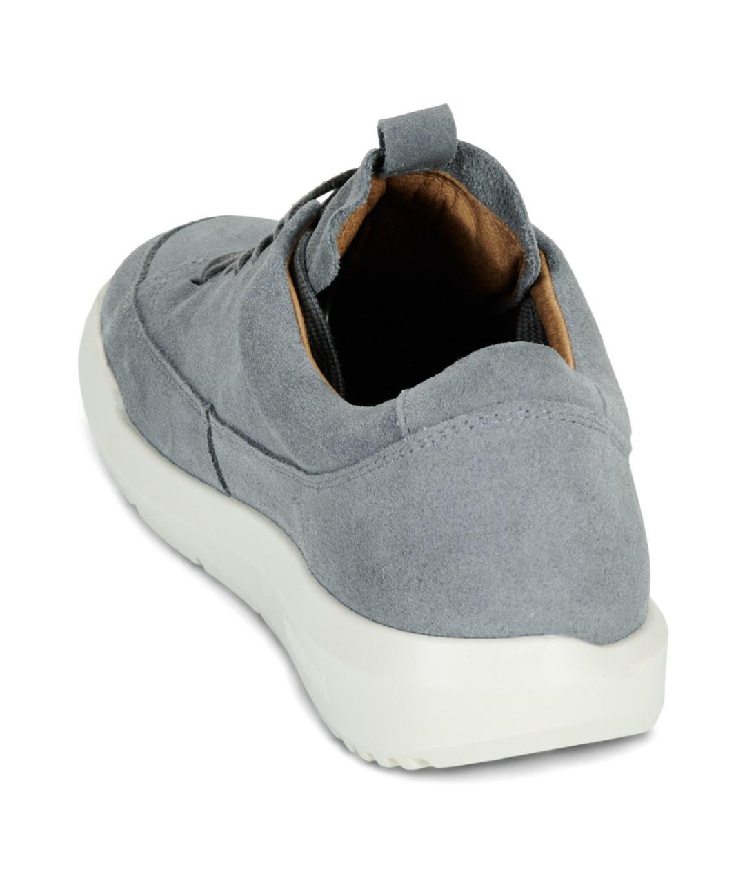BIRKENSTOCK Серые кожаные низкие кроссовки / кеды, фото 5