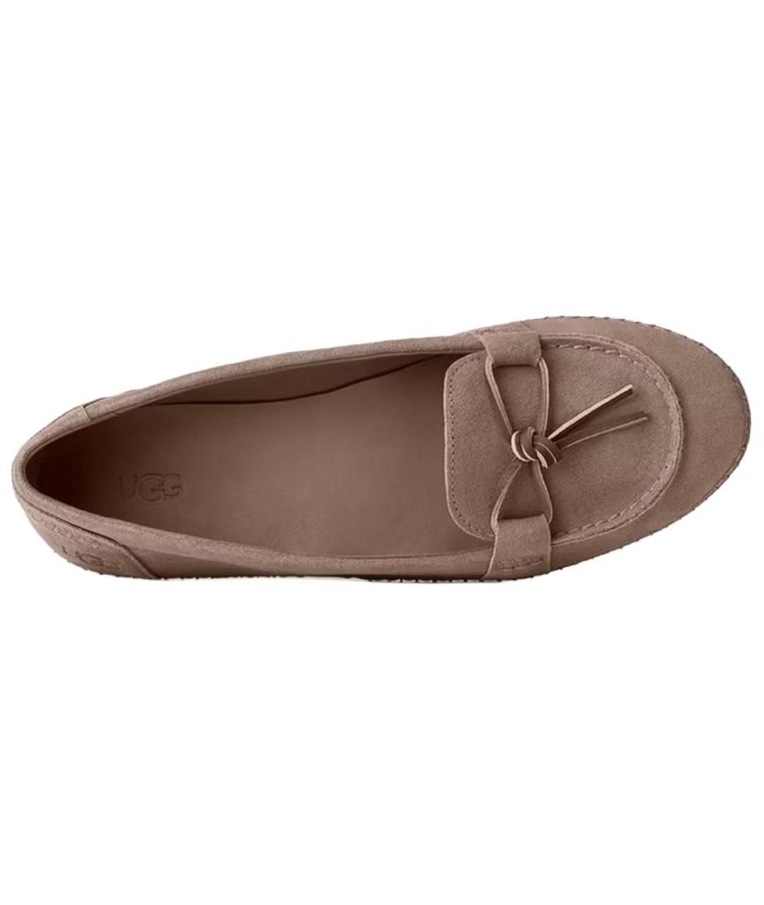 UGG Коричневые замшевые мокасины, фото 2