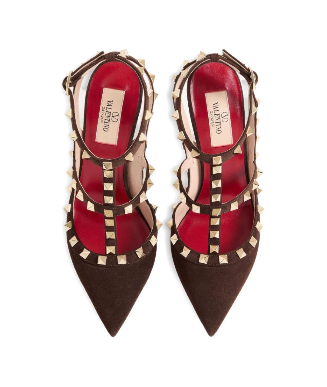 VALENTINO Коричневые замшевые туфли, фото 4