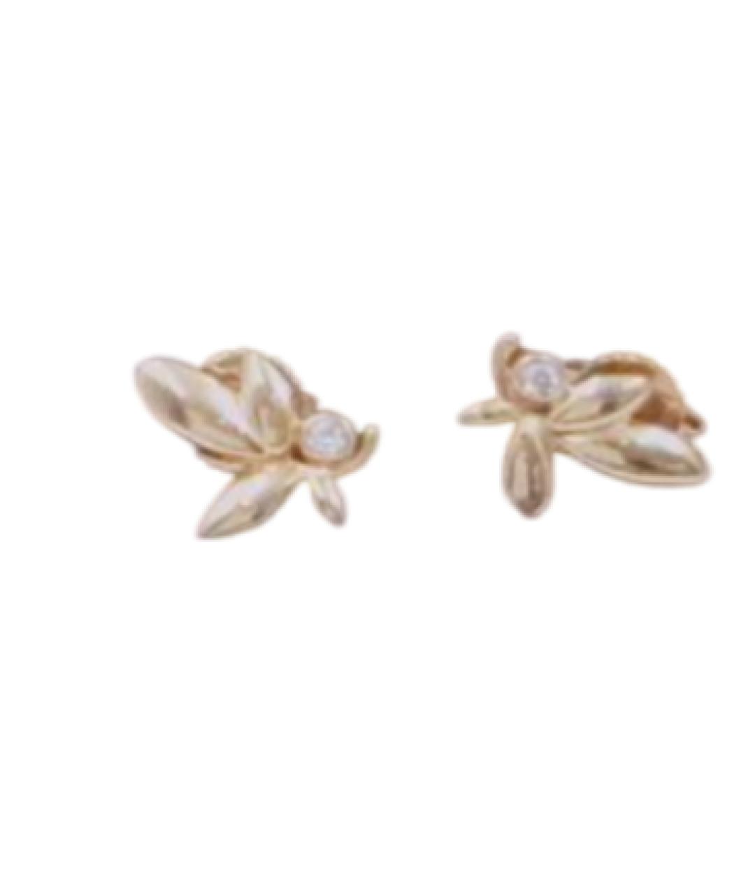 TIFFANY&CO Золотые серьги, фото 2