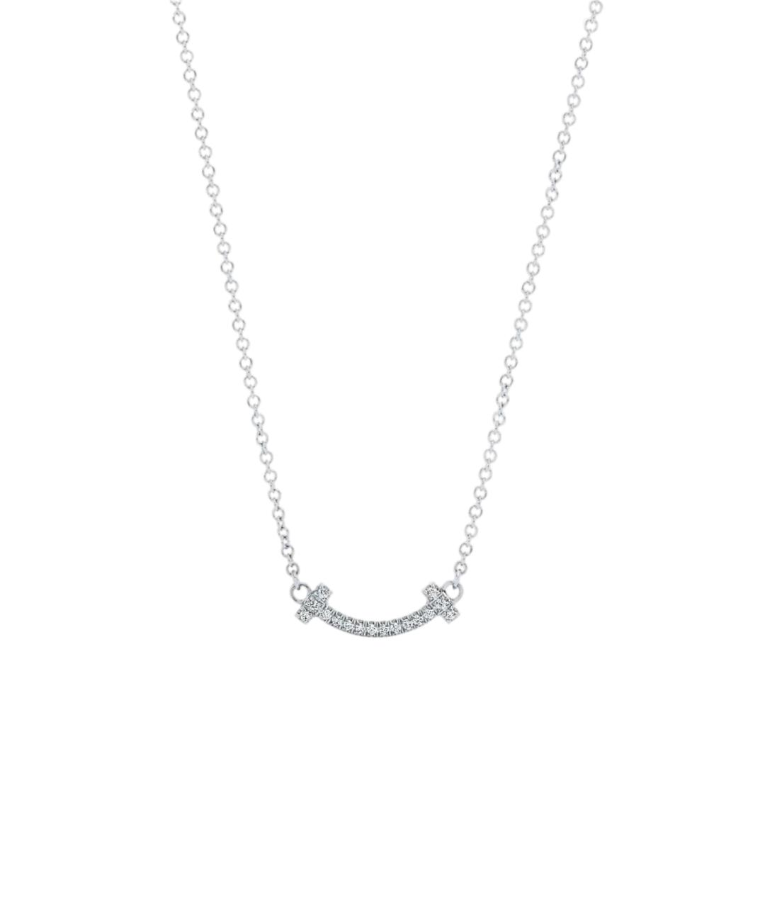TIFFANY&CO Серебряное колье из белого золота, фото 1