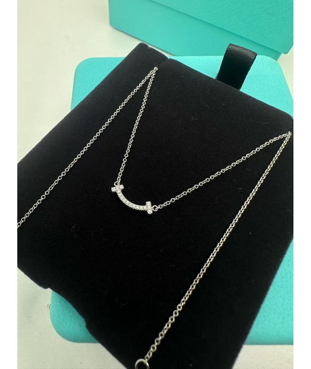 TIFFANY&CO Серебряное колье из белого золота, фото 4