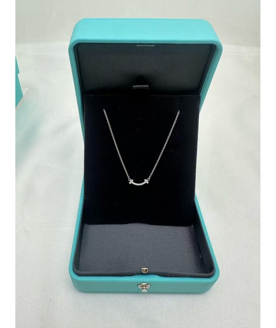 TIFFANY&CO Серебряное колье из белого золота, фото 2