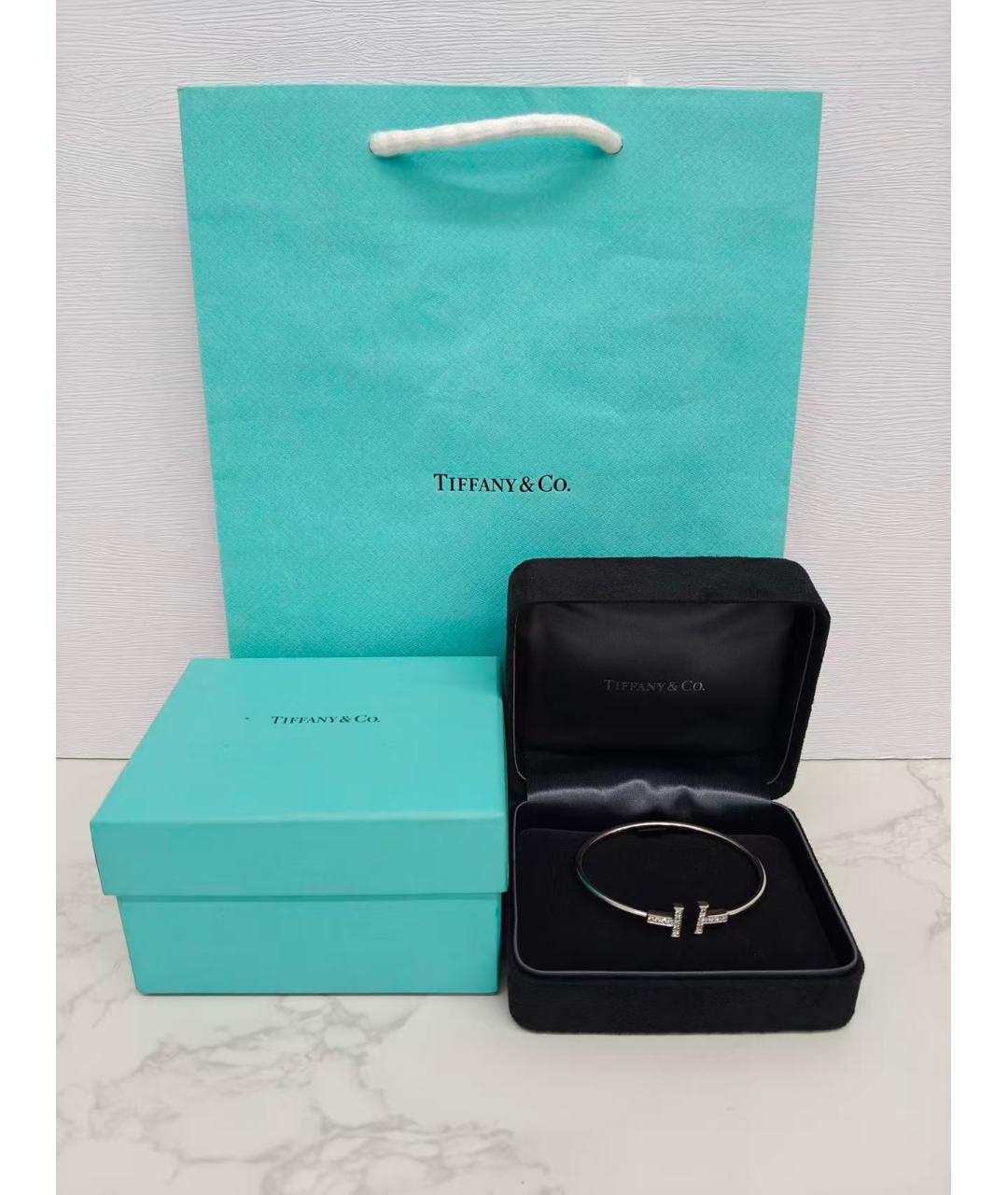 TIFFANY&CO Серебряный браслет из белого золота, фото 2
