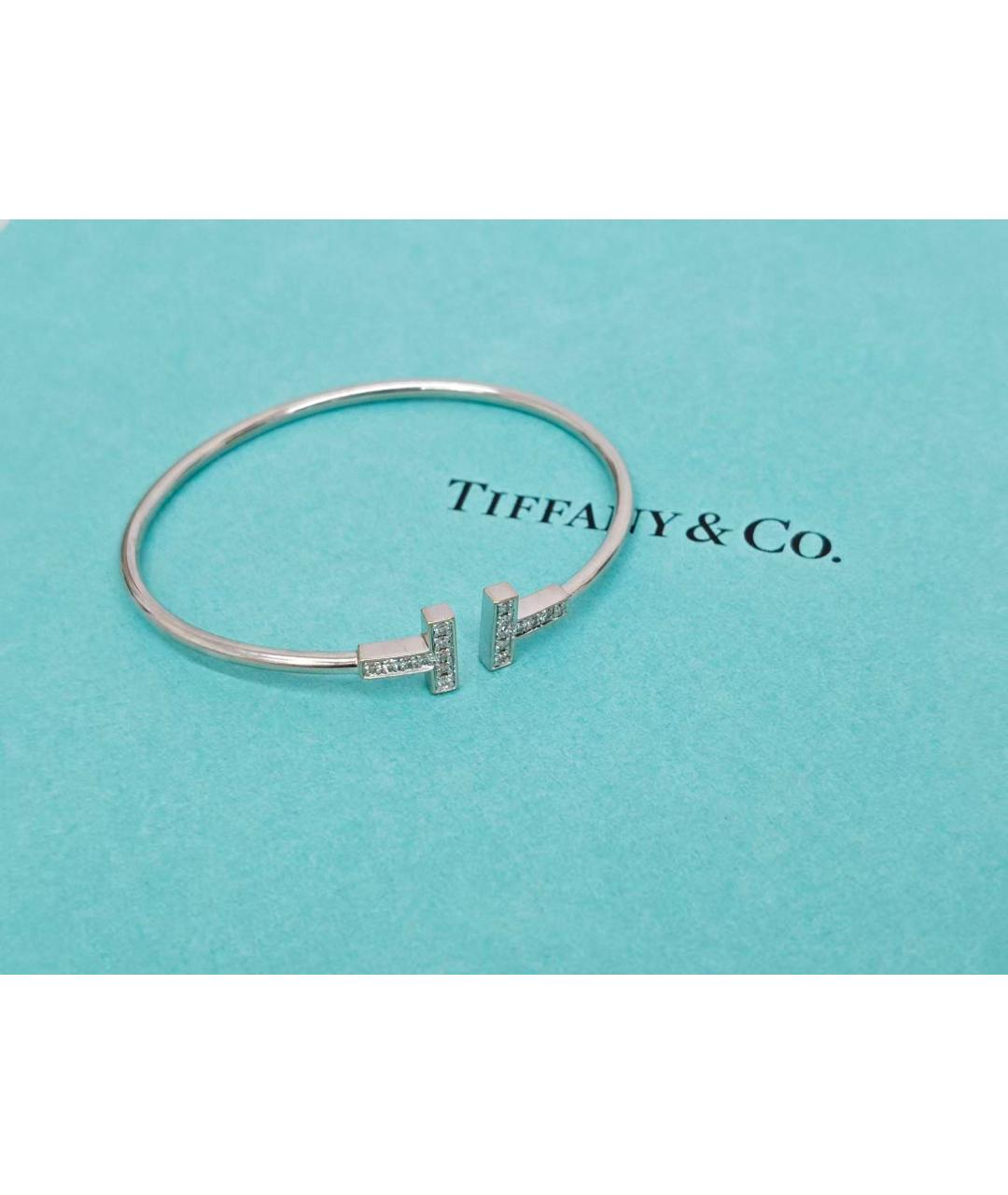 TIFFANY&CO Серебряный браслет из белого золота, фото 4