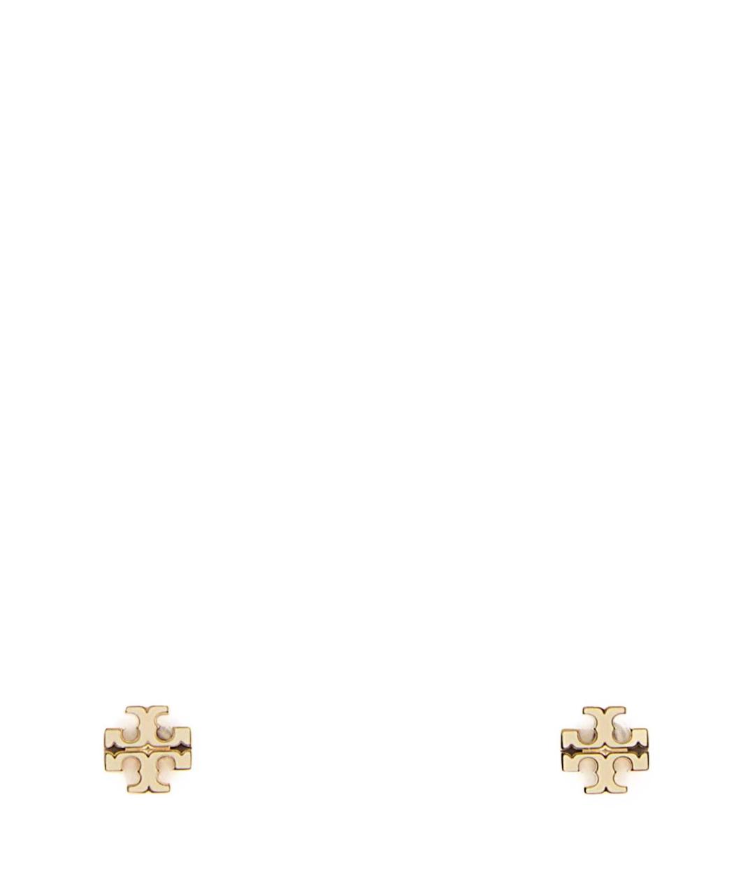 TORY BURCH Белые металлические серьги, фото 3