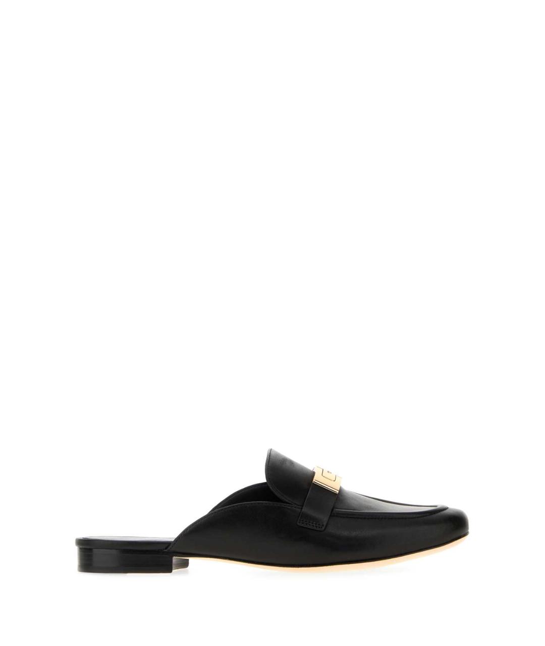 TORY BURCH Черные кожаные лоферы, фото 3