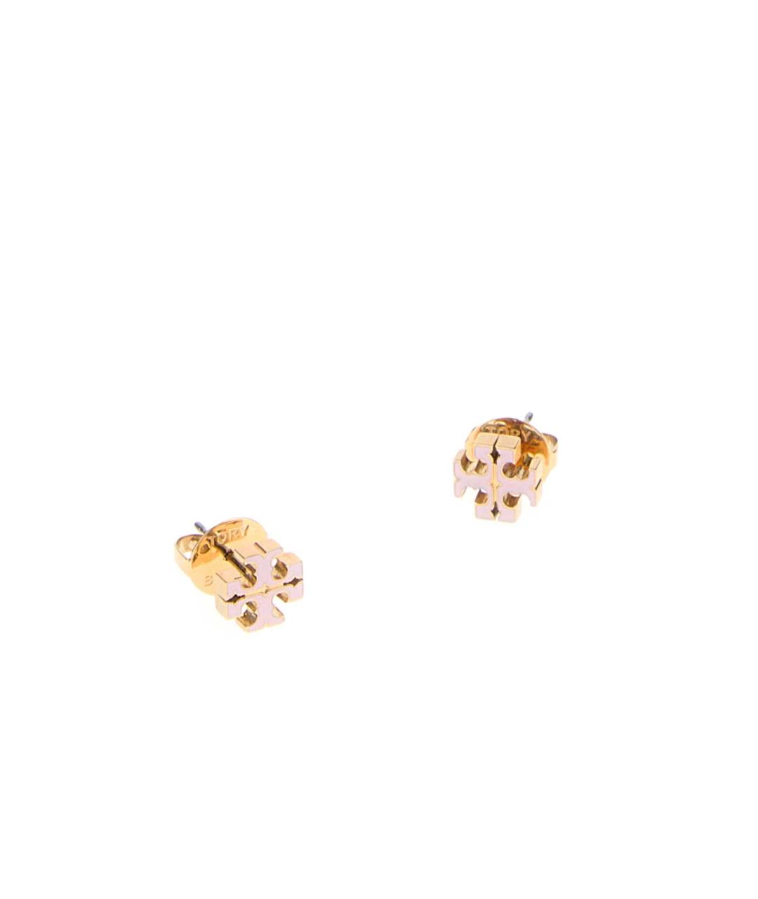 TORY BURCH Розовые металлические серьги, фото 2