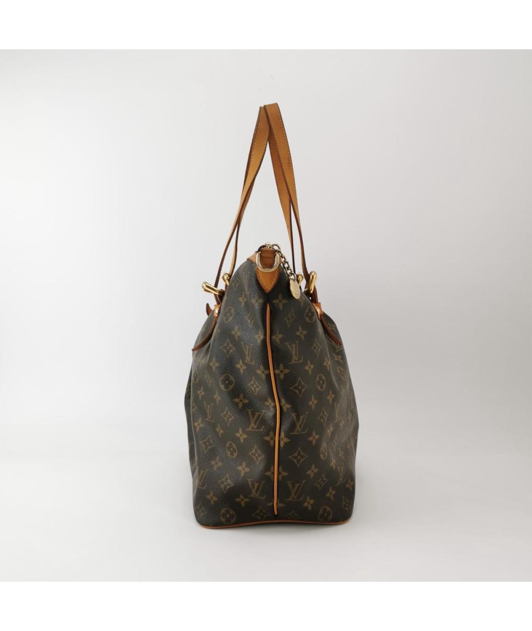 LOUIS VUITTON Коричневая канва сумка тоут, фото 2