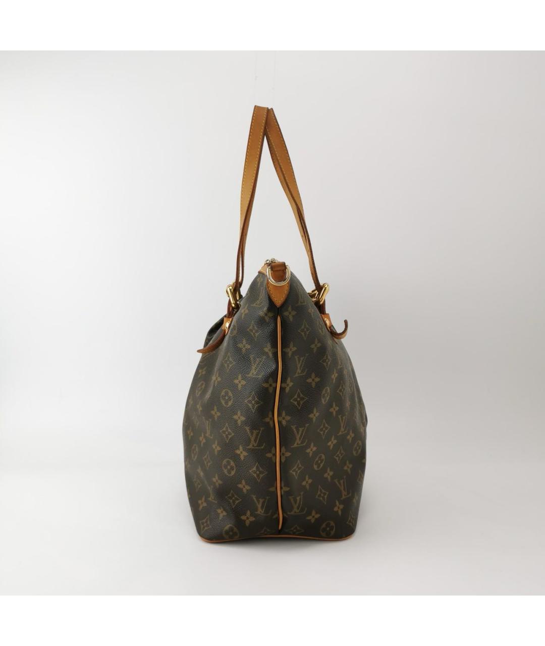 LOUIS VUITTON Коричневая канва сумка тоут, фото 3