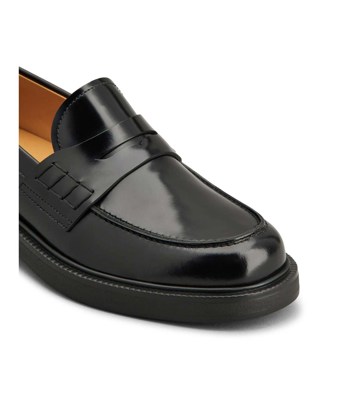 TOD'S Черные кожаные лоферы, фото 5