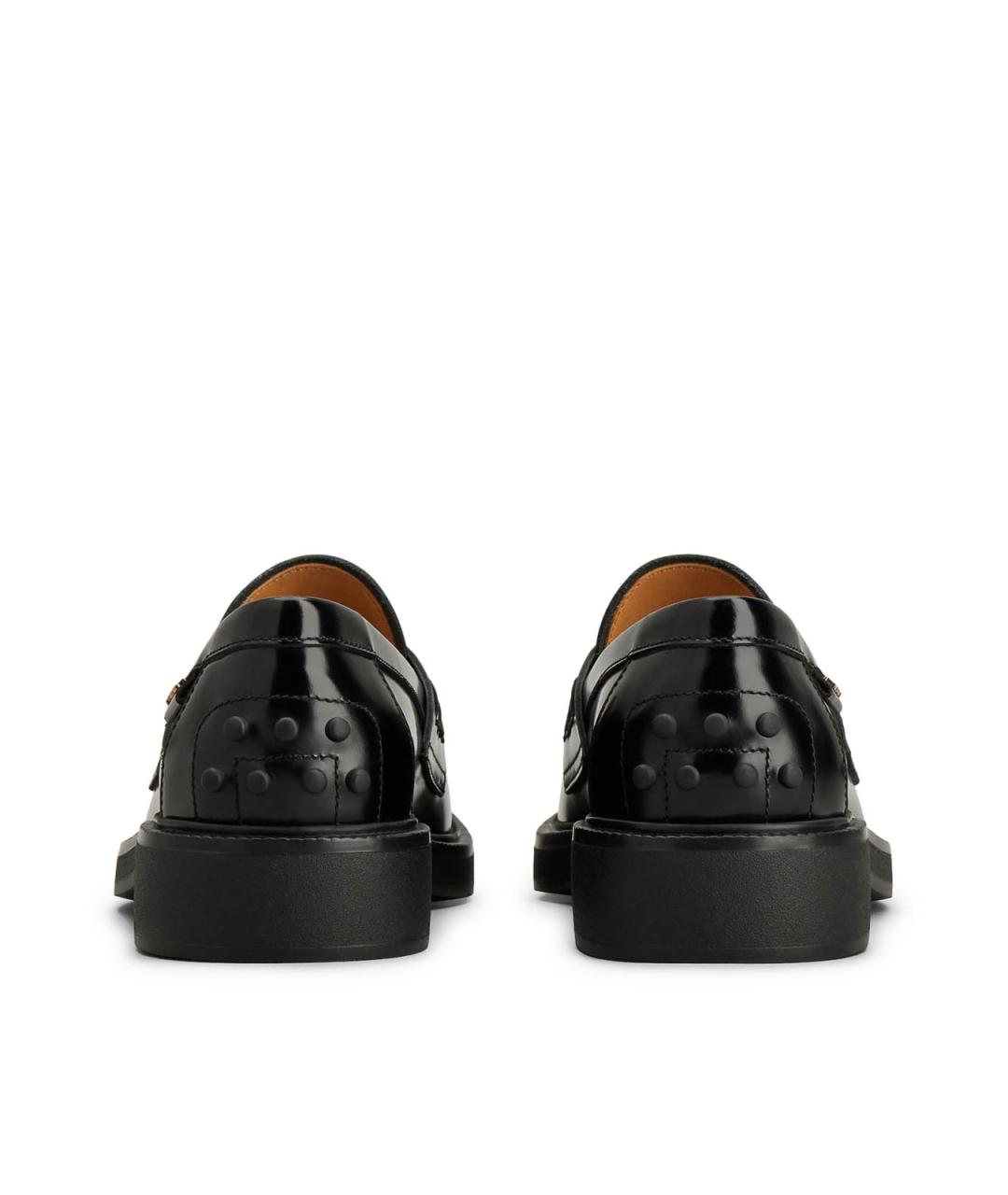 TOD'S Черные кожаные лоферы, фото 3
