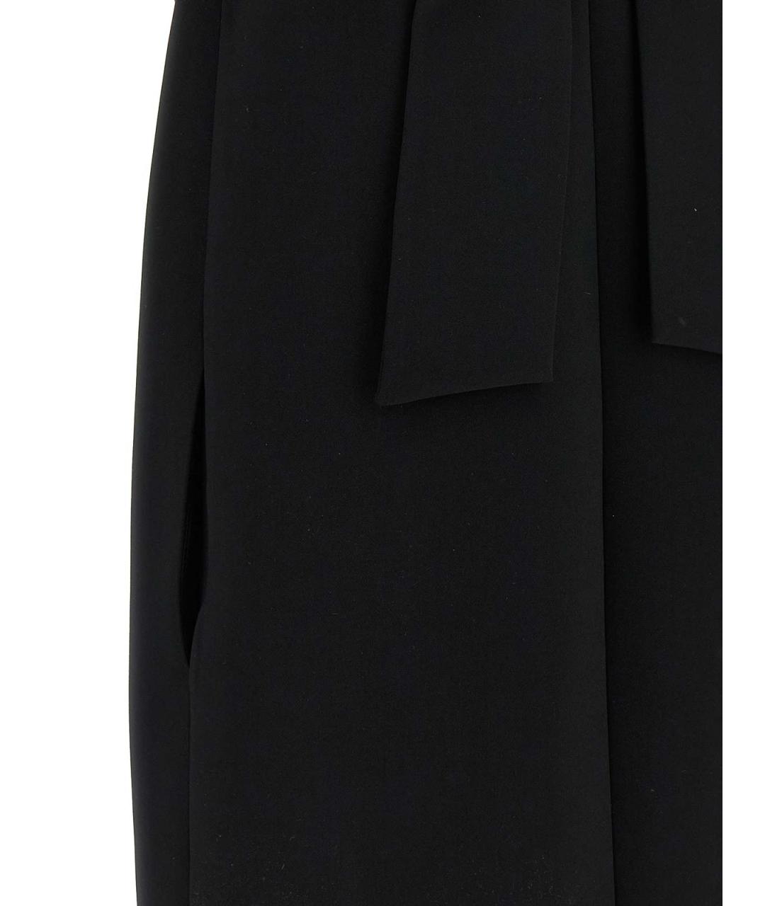 MOSCHINO Черное полиэстеровое повседневное платье, фото 4