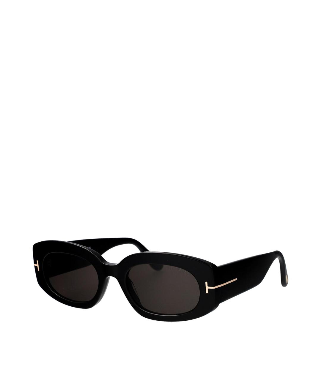TOM FORD Черные пластиковые солнцезащитные очки, фото 2