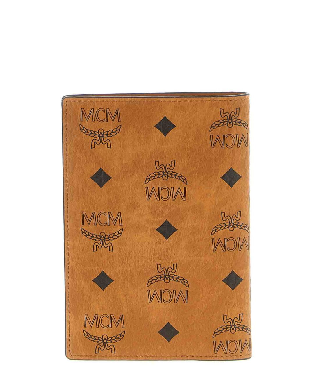 MCM Коричневый полиуретановый кошелек, фото 2