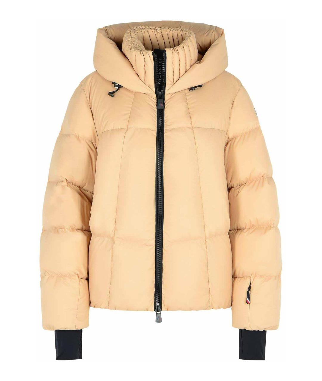 MONCLER Бежевый пуховик, фото 1
